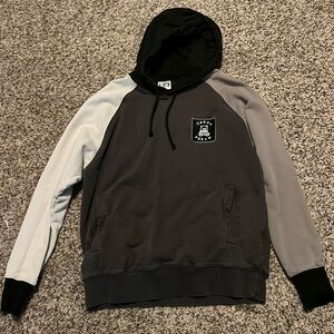 Black and grey Teddy fresh hoodie